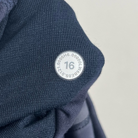 Lululemon Align Crop Leggings Pant 21" Diamond Dye Asphalt Grey True Navy Us 16 - Picture 4 of 4